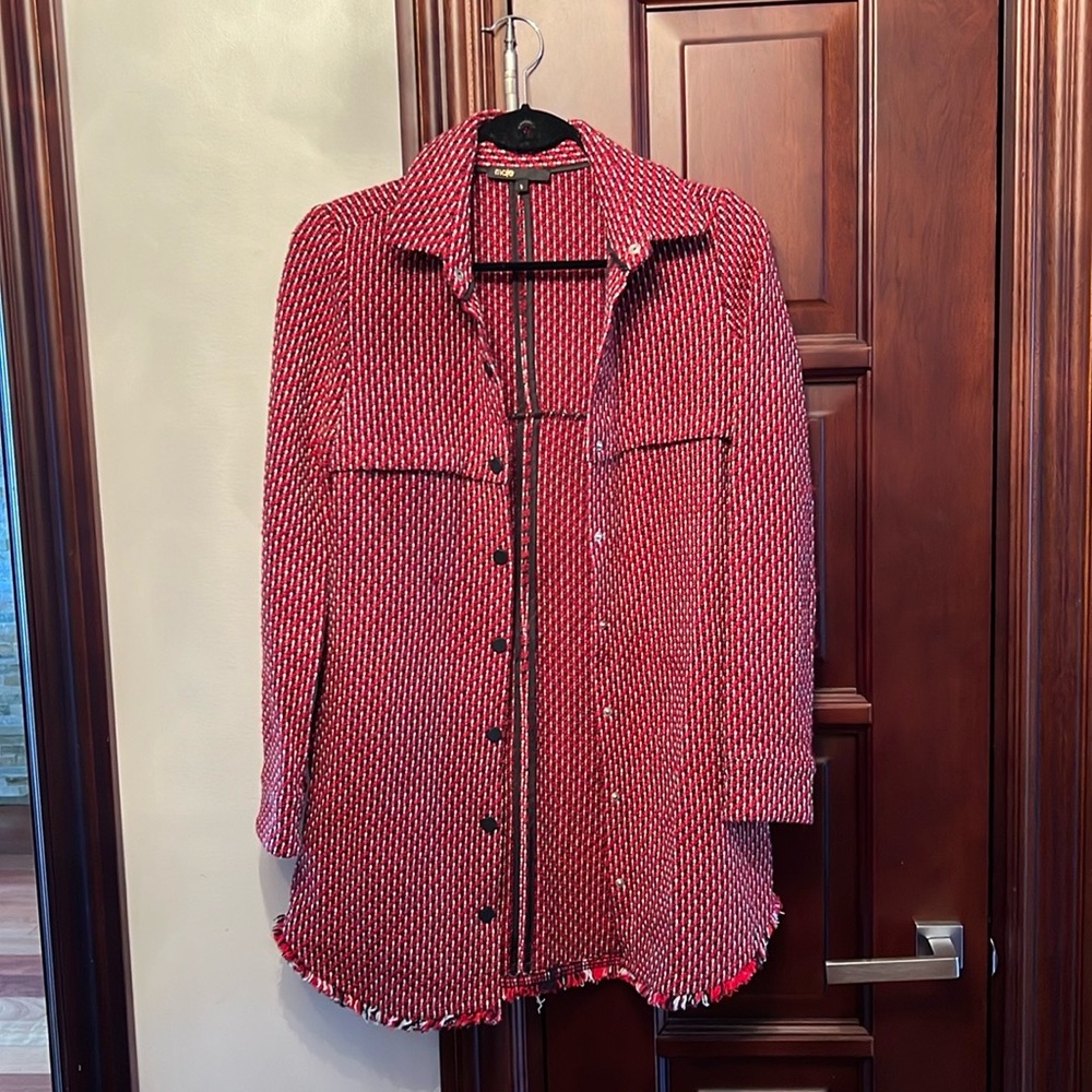 Maje tweeted jacket size 1